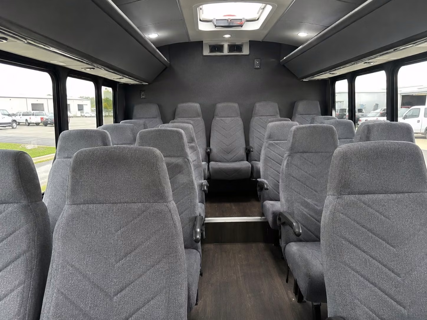 18 passenger minibus inside