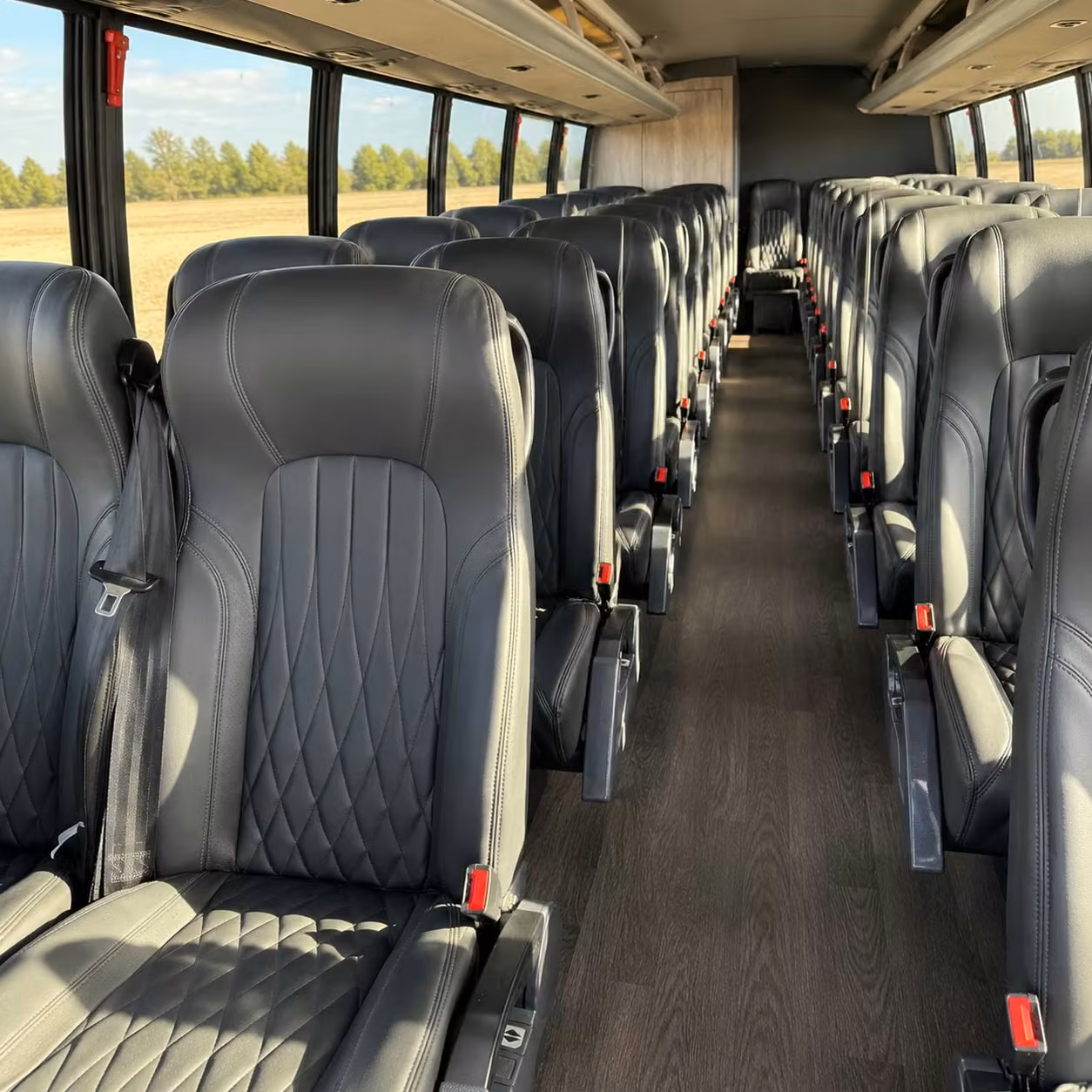 25 passenger minibus inside