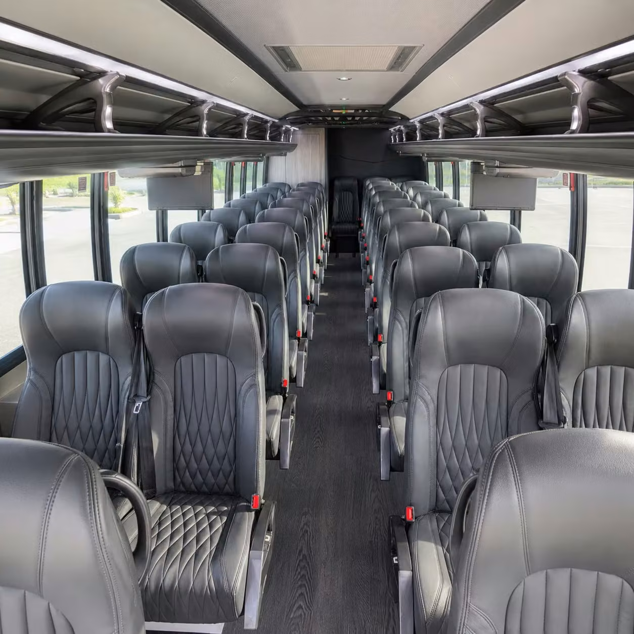 28 passenger minibus interior
