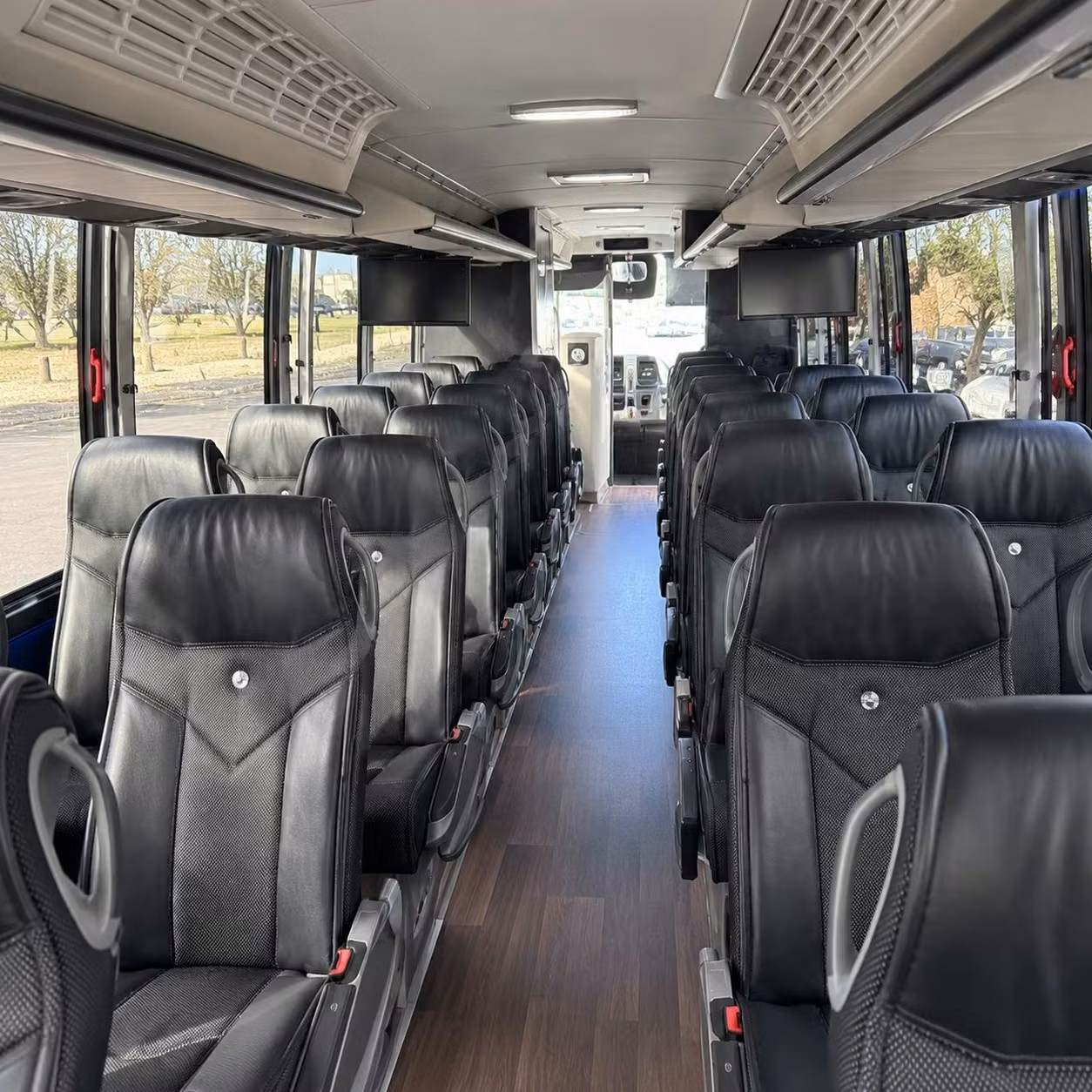 nashville charter bus rental interior
