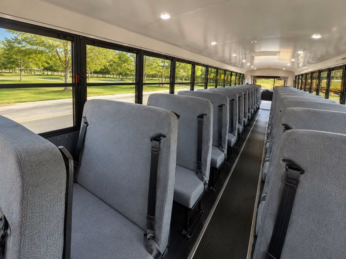 school bus interior